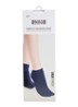 Ribgebreide sneakersokken in katoenblend in 2-pack - Wit