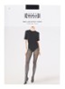 Rose Lace Effect netpanty - Zwart