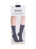 Sokken met ribstructuur in 3-pack - Bordeauxrood