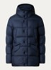 Cloud Davis gewatteerde parka met donsvulling en waterafstotende coating - Donkerblauw