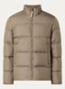 Cloud Eagle puffer jack met donsvulling en steekzakken - Taupe