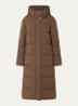 Madison longline puffer jack met donsvulling - Cognac