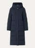 Madison longline puffer jack met donsvulling - Donkerblauw