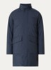 Micro gewatteerde parka met opgestikte zakken - Blauw