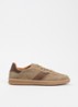 Samba sneaker van suède met details van leer - Zwart