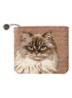 Aime toilettas met print - Oranjebruin