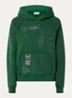 Georgy hoodie met strass - Groen