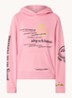 Georgy Mltcusto hoodie met front- en backprint - Roze