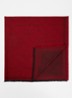 Glenn sjaal in wolblend met jacquard dessin 140 x 140 cm - Donkerrood