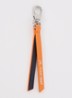 Love Link sleutelhanger van kalfsleer - Orange