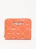Mini portemonnee met logoprint - Orange