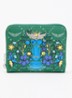 Mini portemonnee met logoprint - Groen