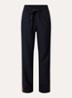 Poma high waist loose fit joggingbroek met steekzakken - Donkerblauw