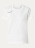 Suzan T-shirt met afneembare broche - Wit