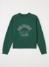 Sweater met logoprint - Groen