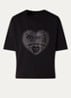 Tadia T-shirt met strass - Zwart