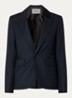 Valse blazer met strass en klepzakken - Zalmroze