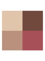 Palette de Beauté Quatuor - oogschaduw palette - 01 - Summerina Brown