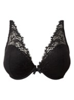 Soutien-gorge Push-up Triangle Simone Pérèle Prodigieuse - Noir - Taille 95A (80A EU) - Neuf Avec étiquettes